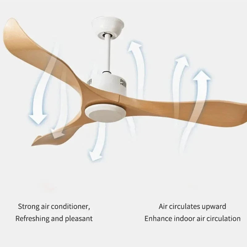 Modern Ceiling Fan with Remote Control - Sleek Design Norenza