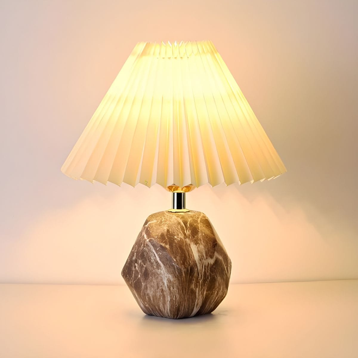 Modern Ceramic Nightstand Lamp for Office & Creative Nightlight Gray Norenza