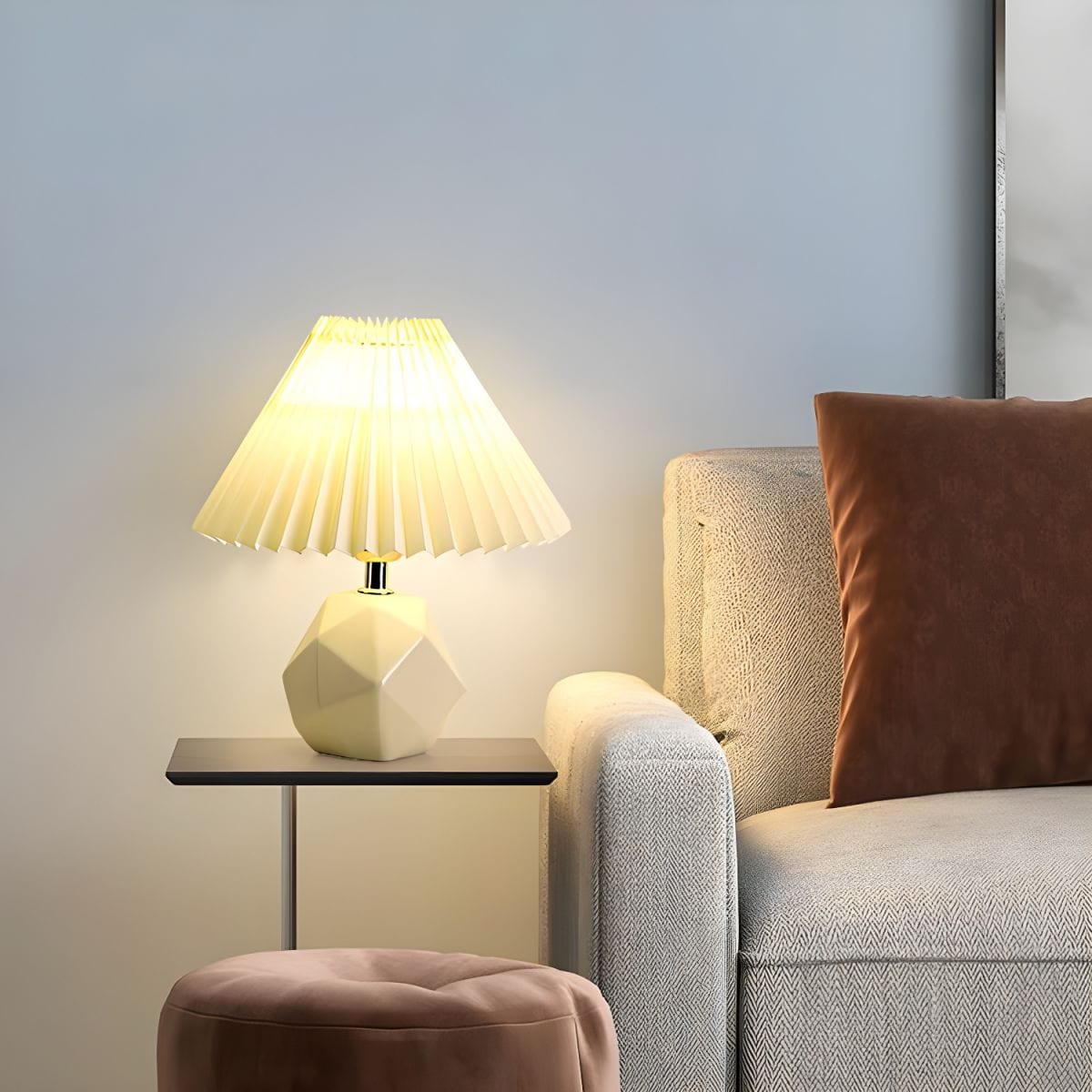 Modern Ceramic Nightstand Lamp for Office & Creative Nightlight Norenza