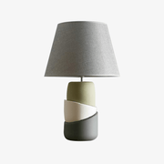 Modern Ceramic Table Lamp with Fabric Shade Norenza