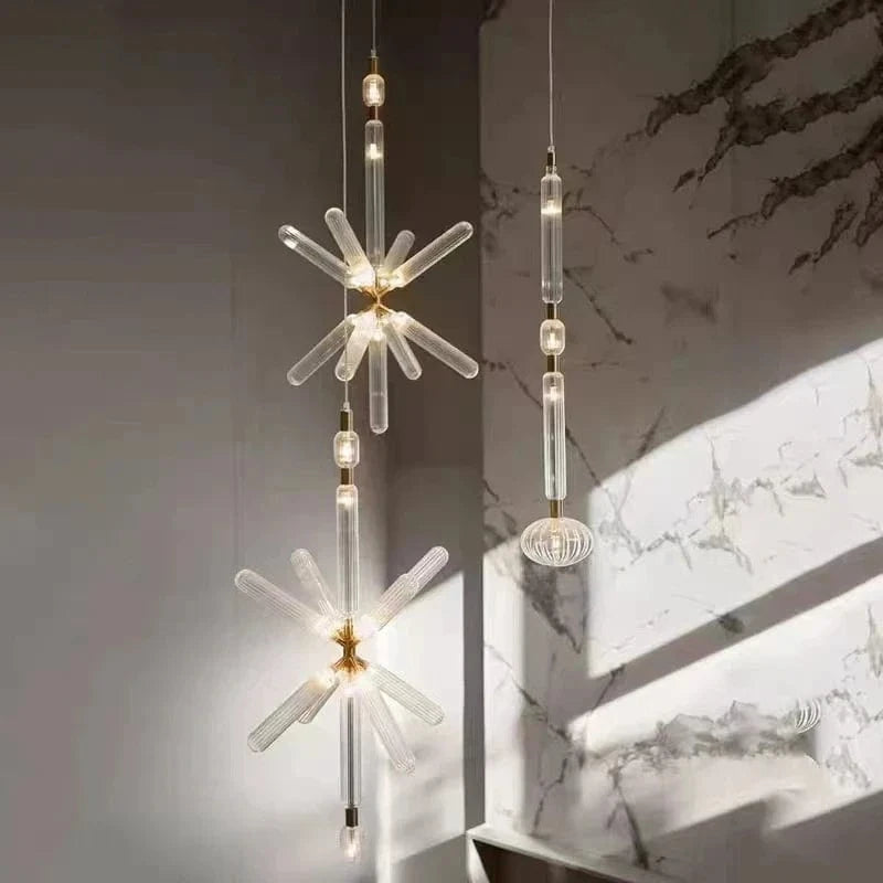 Modern Clear Glass Pendant Light for Commercial and Private Spaces Norenza