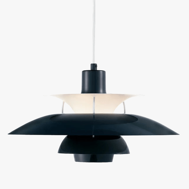 Modern Colorful LED Pendant Umbrella Chandelier for Dining Room, Bar, and Restaurant Lighting Black Norenza