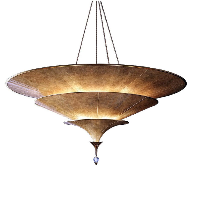Modern Cone Pendant Light with Sheepskin Shade Norenza