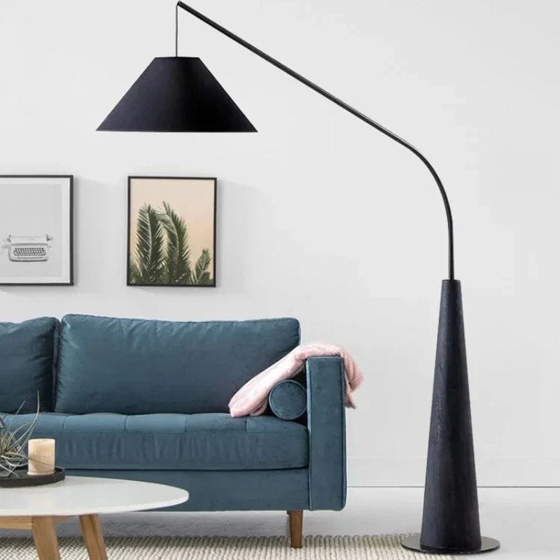 Modern Creative Nordic Floor Lamp with Remote Control for Home Décor Black Norenza