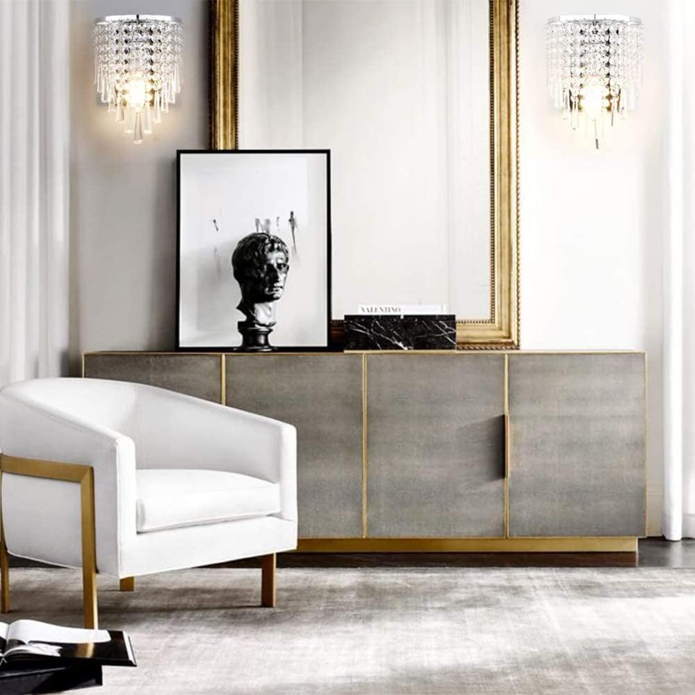 Modern Crystal LED Wall Sconce Norenza