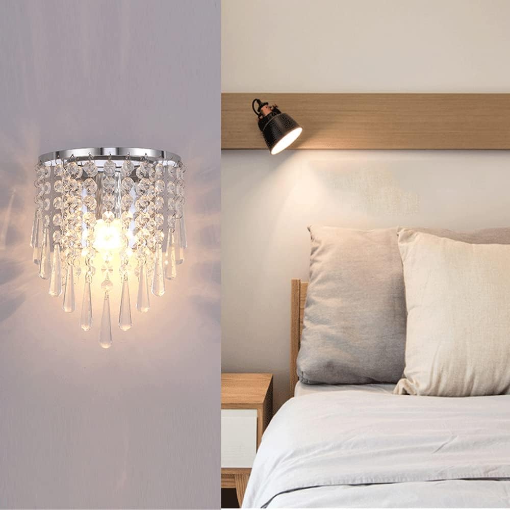 Modern Crystal LED Wall Sconce Norenza
