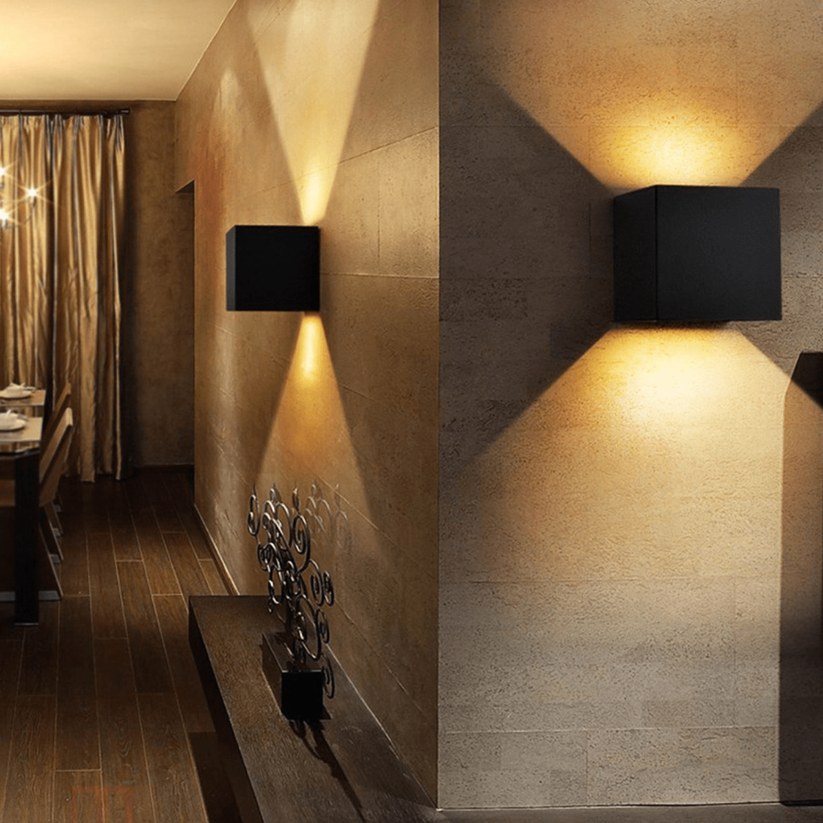 Modern Cube LED Wall Sconce Norenza