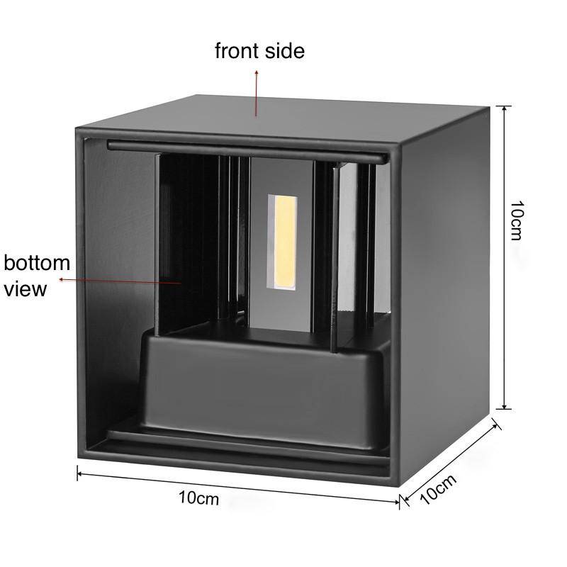 Modern Cube LED Wall Sconce Norenza