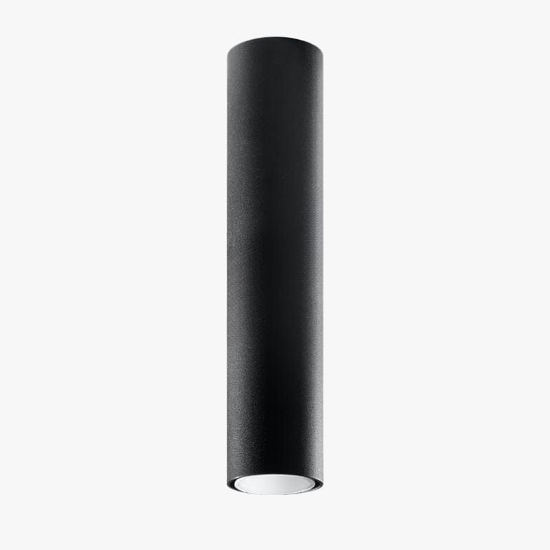 Modern Cylinder Surface-Mounted LED Ceiling Light Black / 16" (40 cm) Norenza