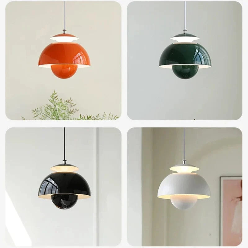 Modern Danish Nordic Designer LED Floral Pendant Light Norenza