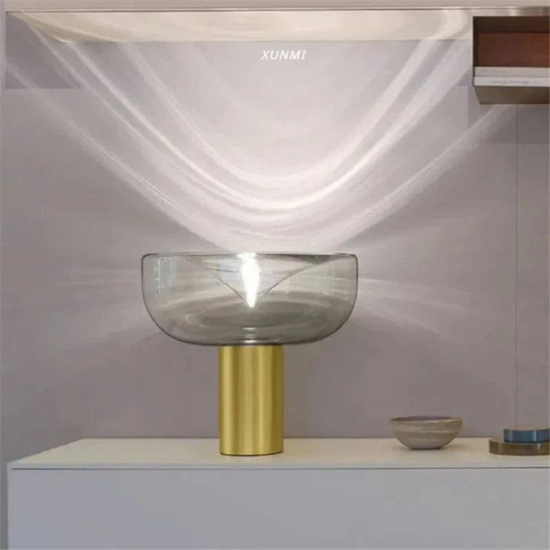 Modern Decorative Glass Radar Design Bedside Lamp Norenza