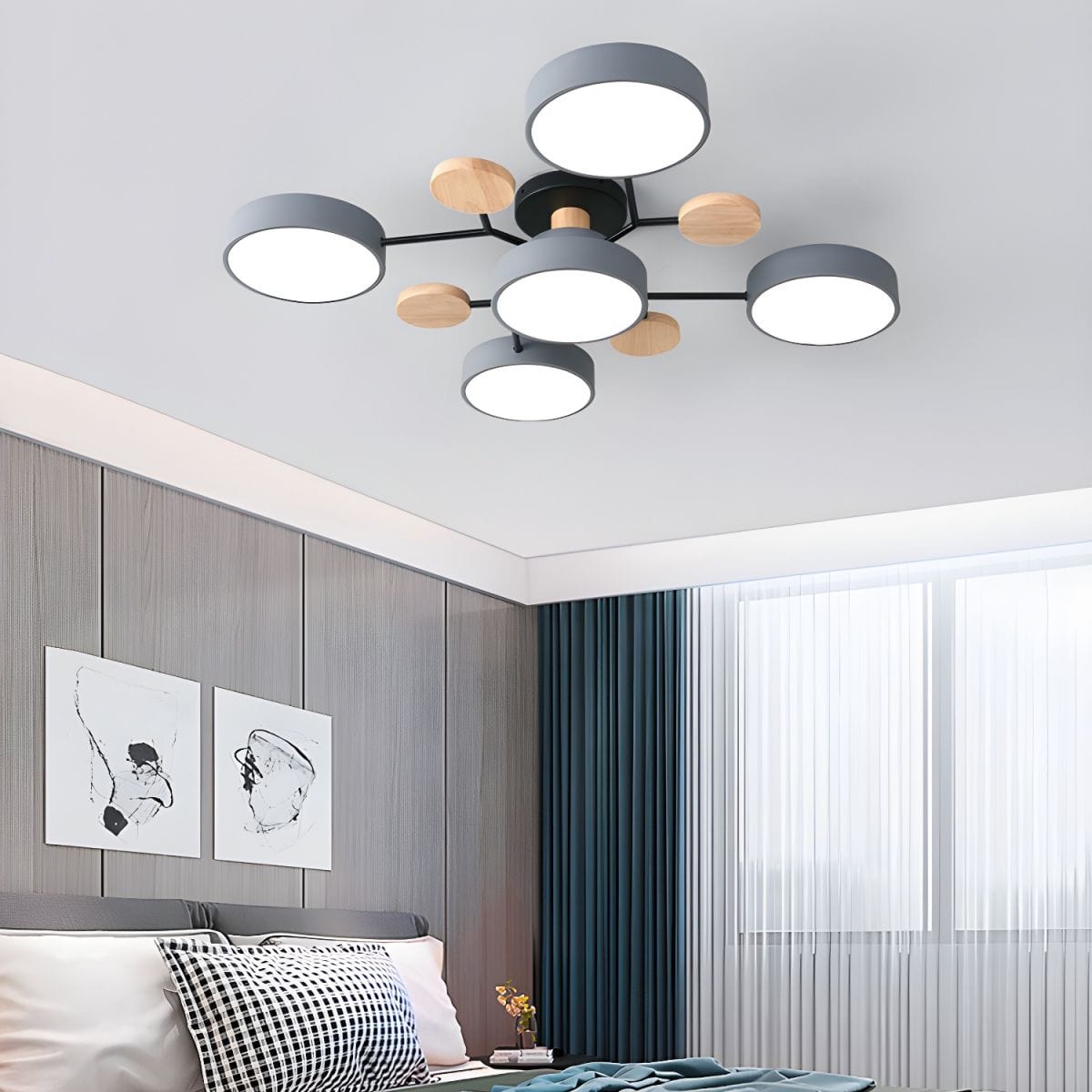 Modern Decorative Indoor LED Ceiling Light Norenza