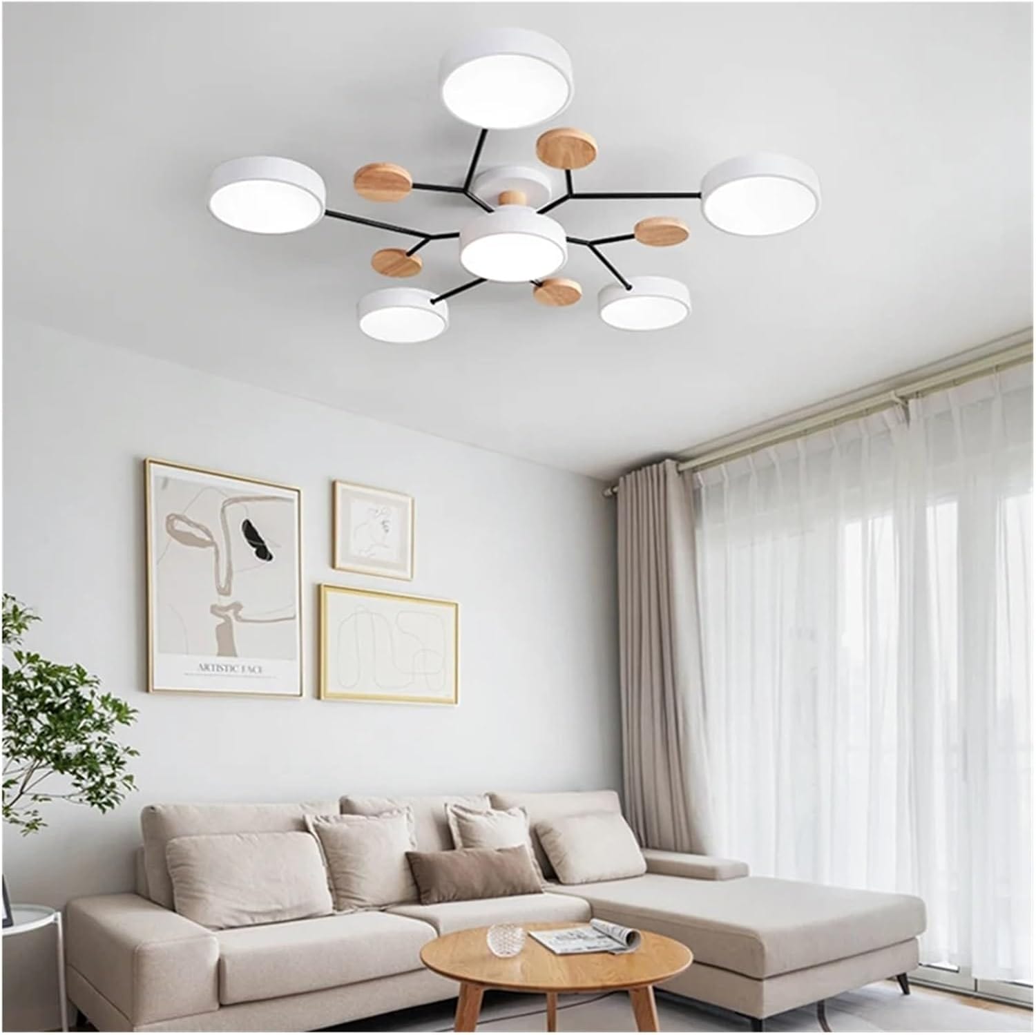 Modern Decorative Indoor LED Ceiling Light Norenza