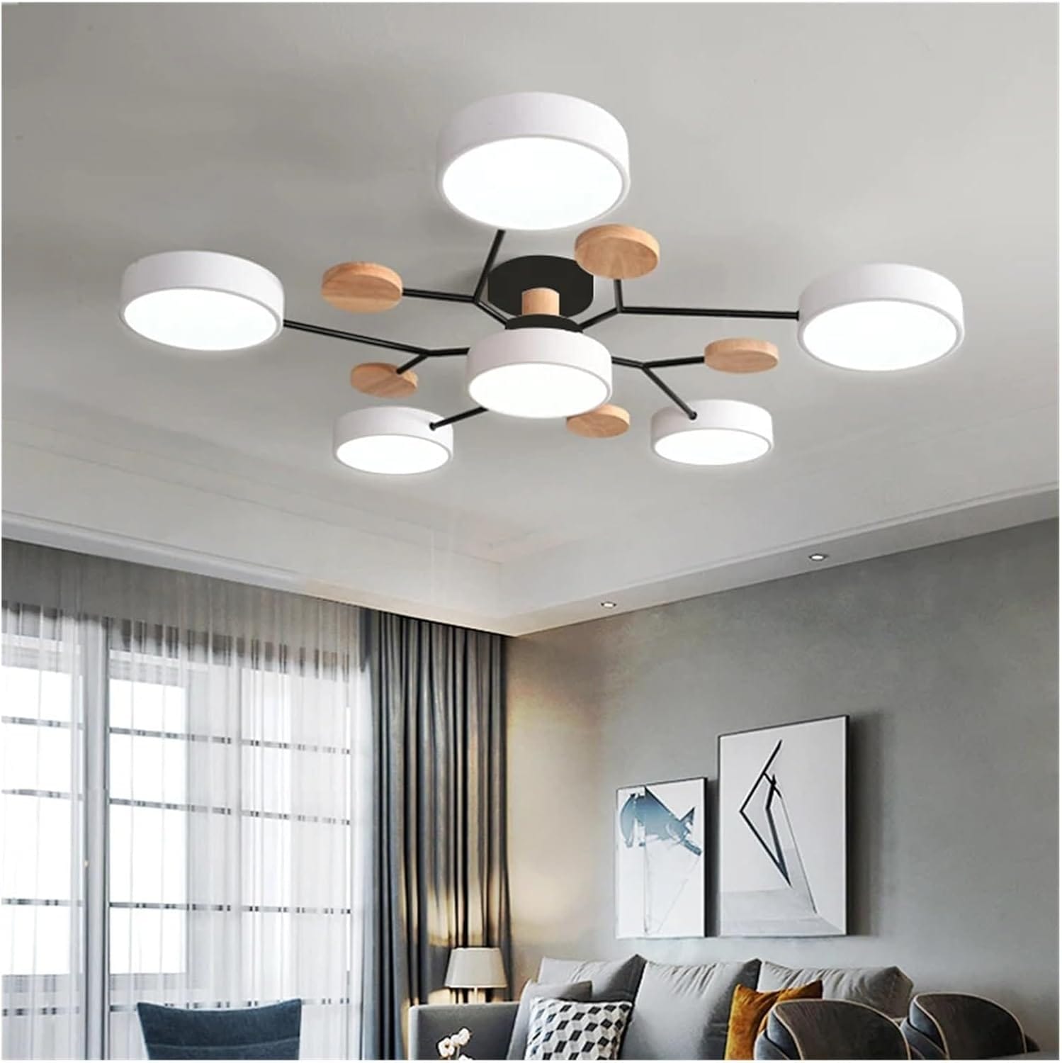 Modern Decorative Indoor LED Ceiling Light Norenza