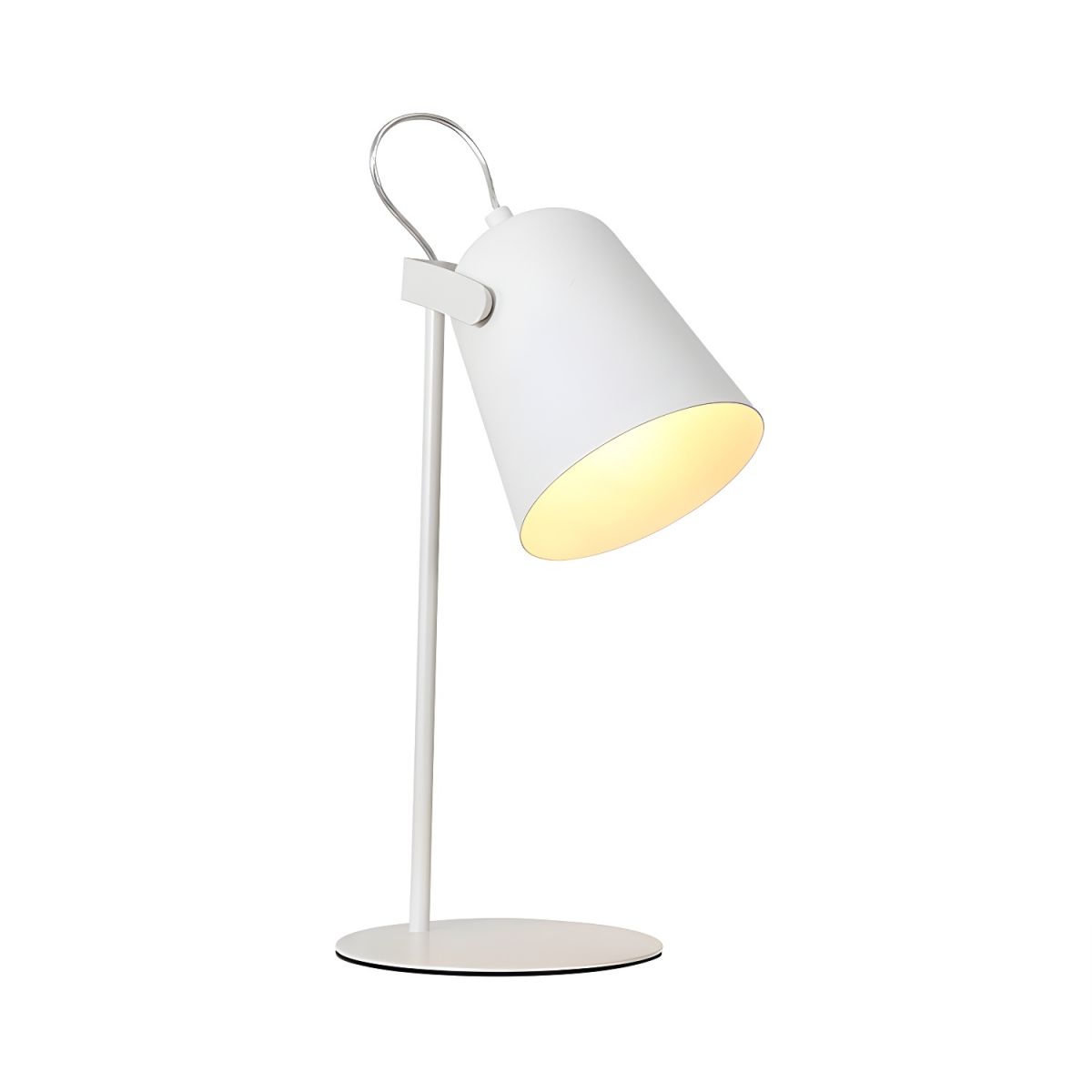 Modern Desk Lamp with Cylindrical Shade Norenza