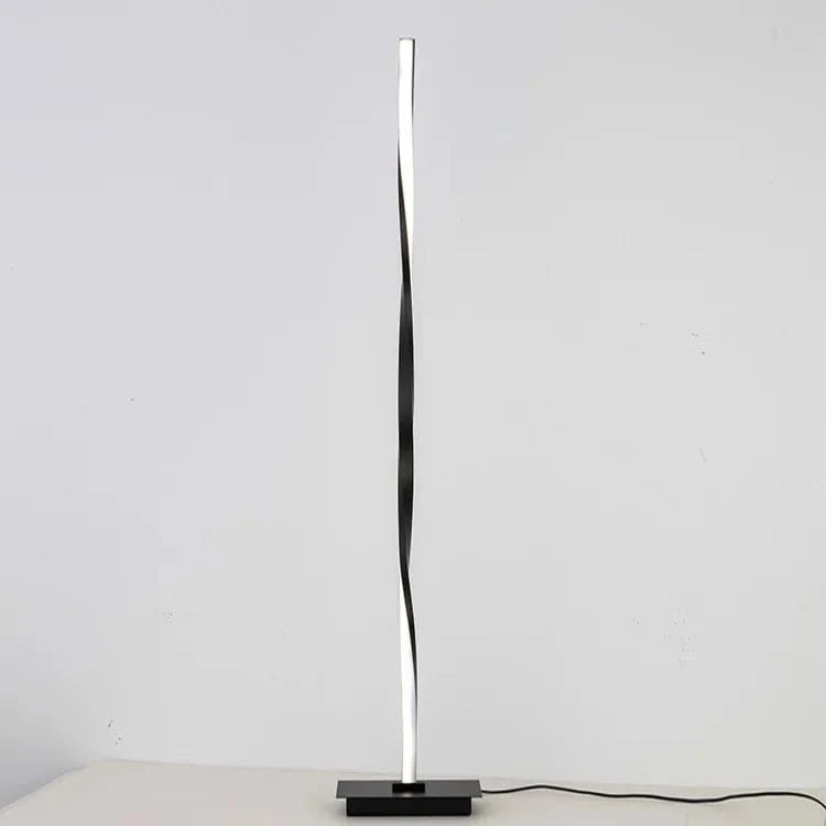 Modern Dimmable LED Floor Lamp for Indoor Use Black Norenza