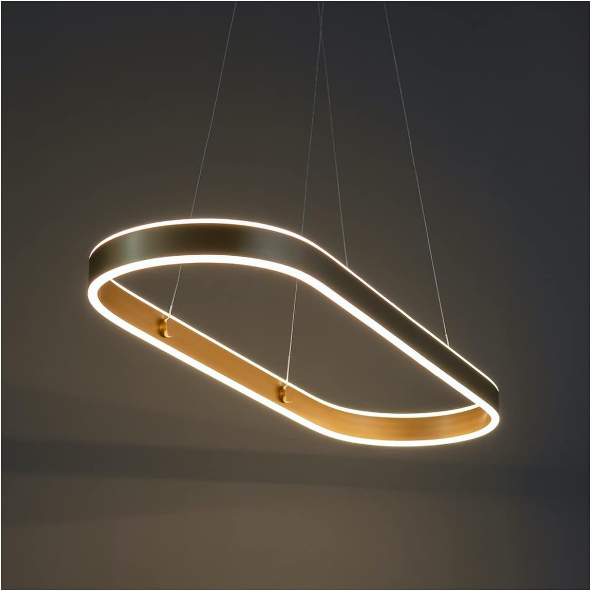 Modern Dimmable LED Ring Chandelier Norenza