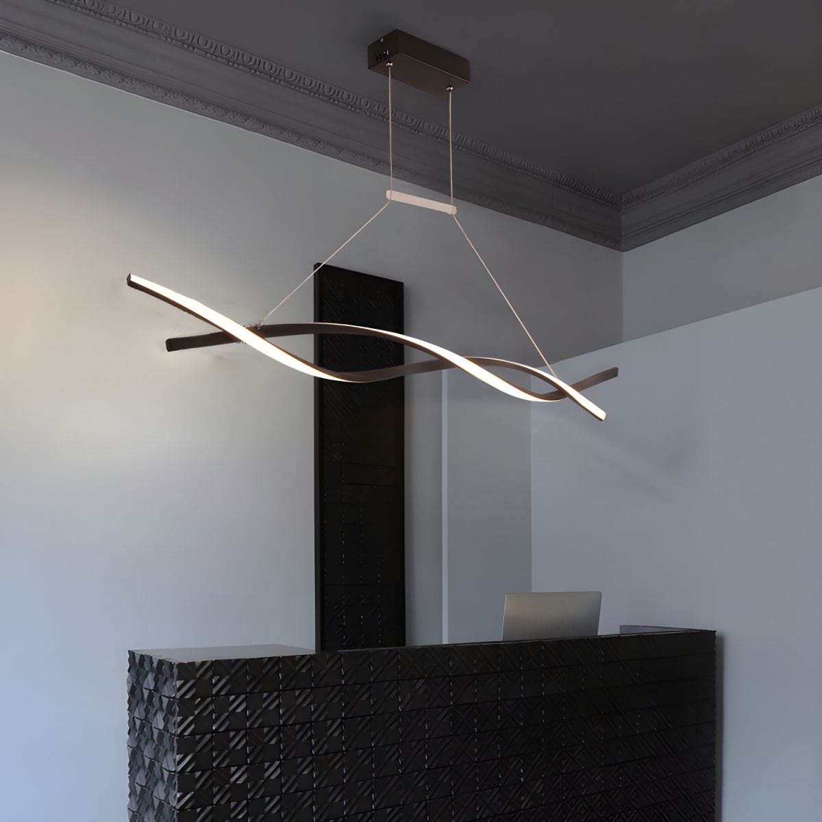Modern Dimmable Rotating LED Chandelier for Decorative Lighting Norenza