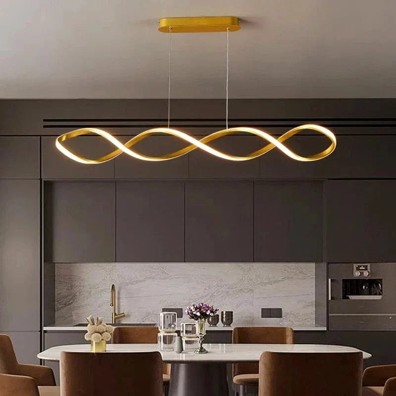 Modern Dining Room Smart Suspension Lights for Home Decor gold / 32" (80 cm) Norenza