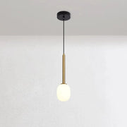 Modern Egg-Shaped Table Lamp for Creative Interiors Gold Norenza