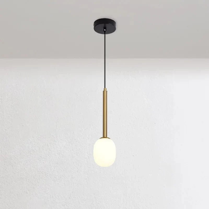 Modern Egg-Shaped Table Lamp for Creative Interiors Gold Norenza