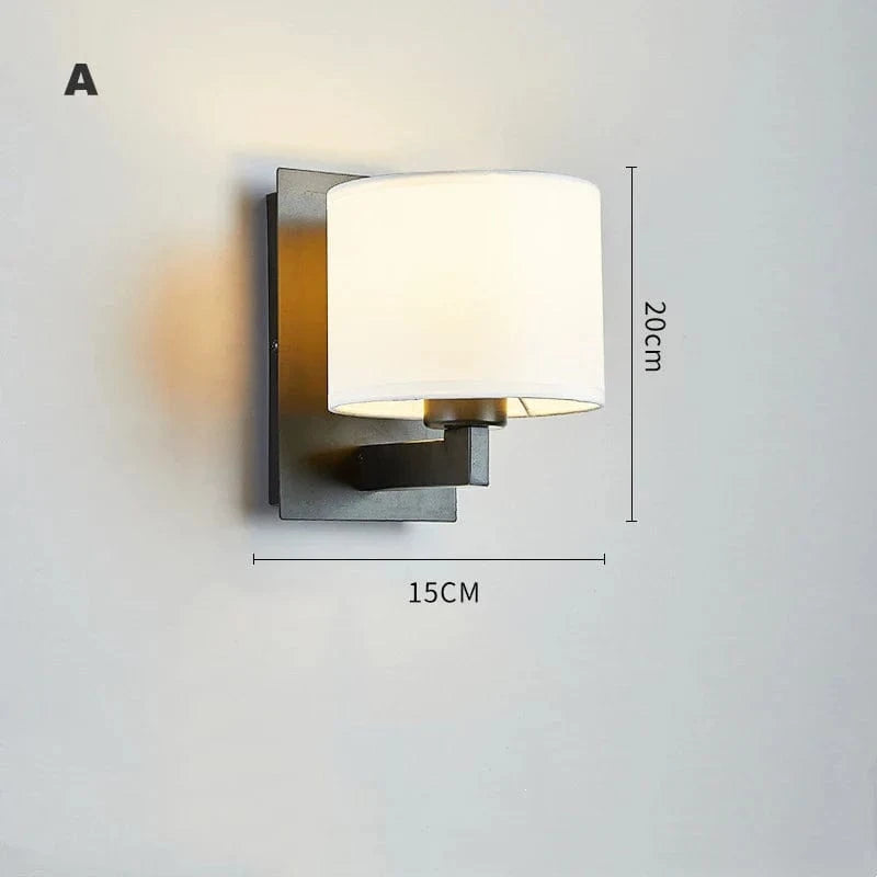 Modern Fabric Wall Sconce A Norenza