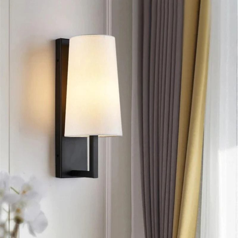 Modern Fabric Wall Sconce B Norenza