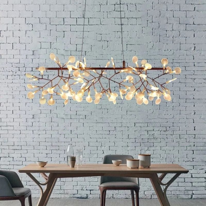 Modern Firefly Branch LED Chandelier for Dining Room Norenza