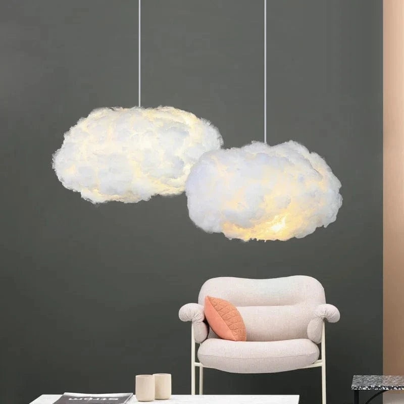 Modern Floating Cloud-Shaped LED Pendant Light for Restaurants Norenza