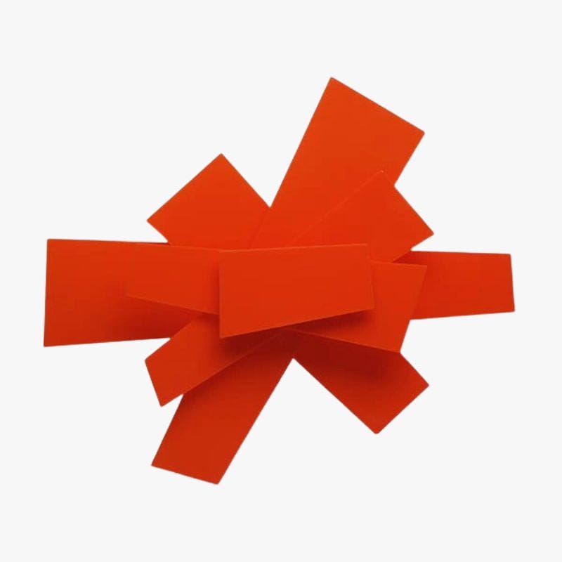 Modern Geometric Wall Sconce Red Norenza