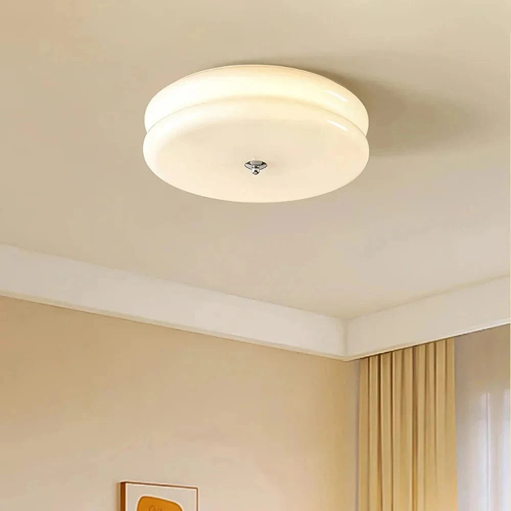Modern Glass Ceiling Light - Vintage Style for Elegant Interiors Norenza