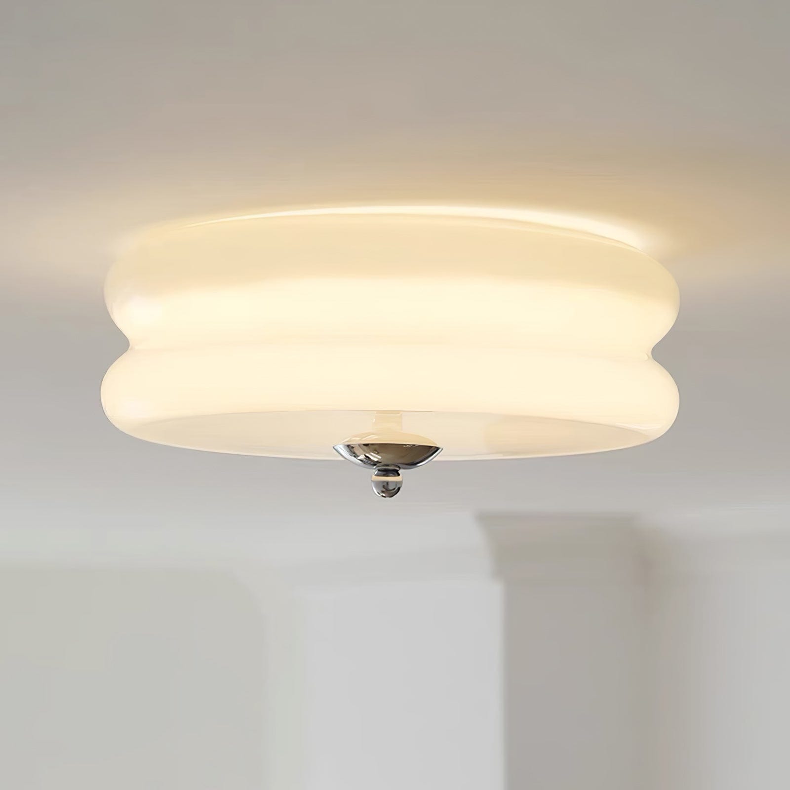 Modern Glass Ceiling Light - Vintage Style for Elegant Interiors Norenza