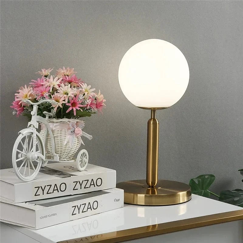 Modern Glass Desk Lamp for Home Décor Norenza