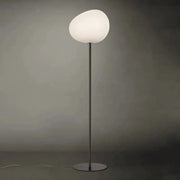 Modern Glass Floor Lamp by Foscarini - Decorative LED Lighting Black Norenza