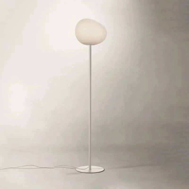 Modern Glass Floor Lamp by Foscarini - Decorative LED Lighting White Norenza