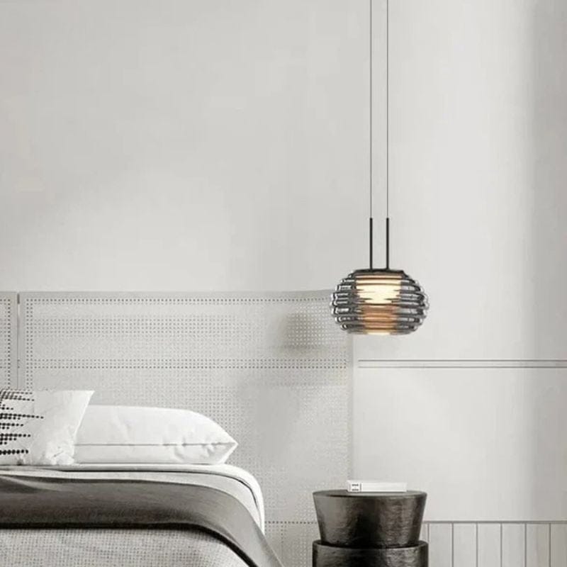 Modern Glass LED Hanging Nightstand Lamp Norenza
