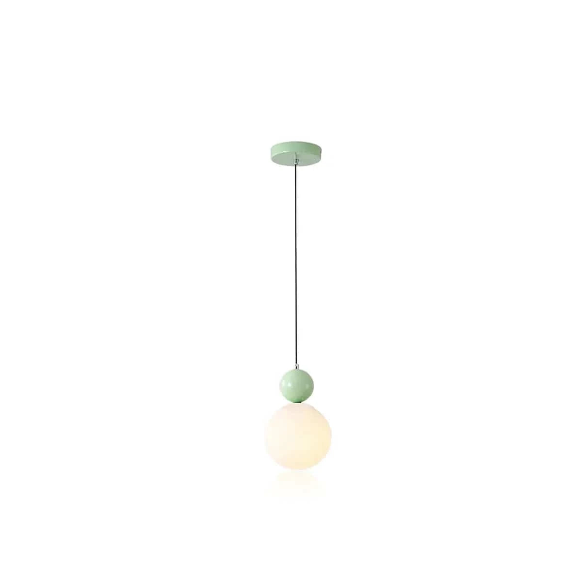 Modern Glass Pendant Light for Cafe Bar Counter Green Norenza