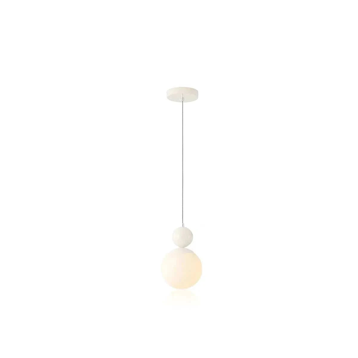 Modern Glass Pendant Light for Cafe Bar Counter White Norenza