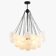 Modern Glass Pendant Light for Elegant Home Decor Black Norenza