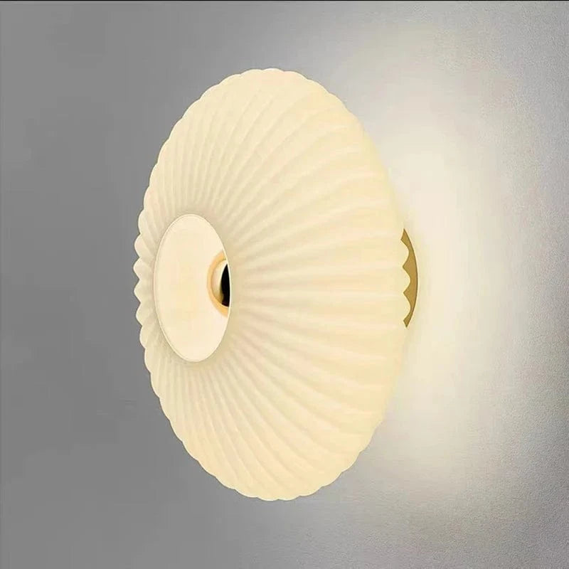 Modern Glass Wall Sconce White Norenza