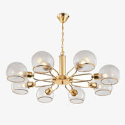 Modern Gold Chandelier with Glass Balls Norenza