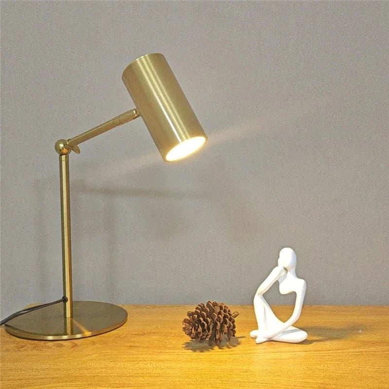 Modern Gold Desk Lamp with Eye Protection - Creative Design Norenza