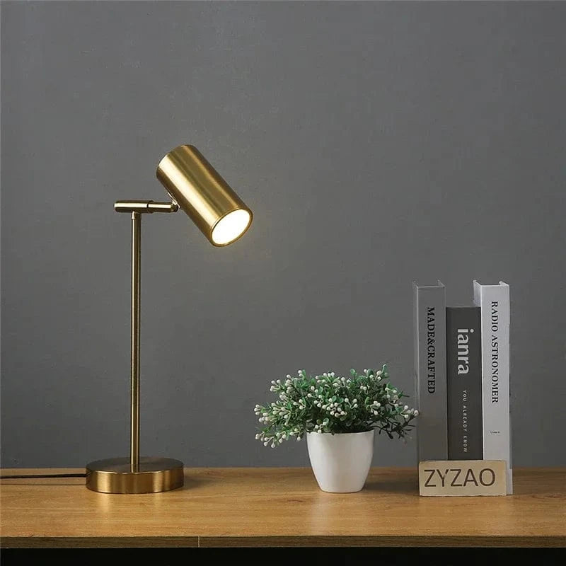 Modern Gold Desk Lamp with Eye Protection - Creative Design Norenza