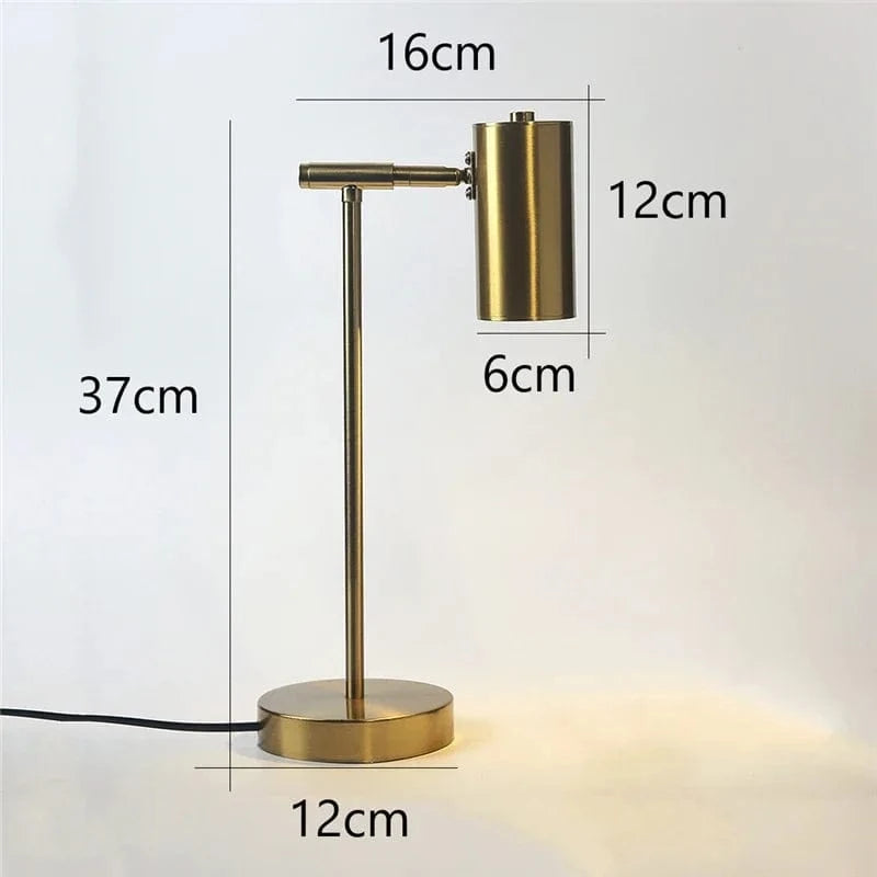 Modern Gold Desk Lamp with Eye Protection - Creative Design Norenza