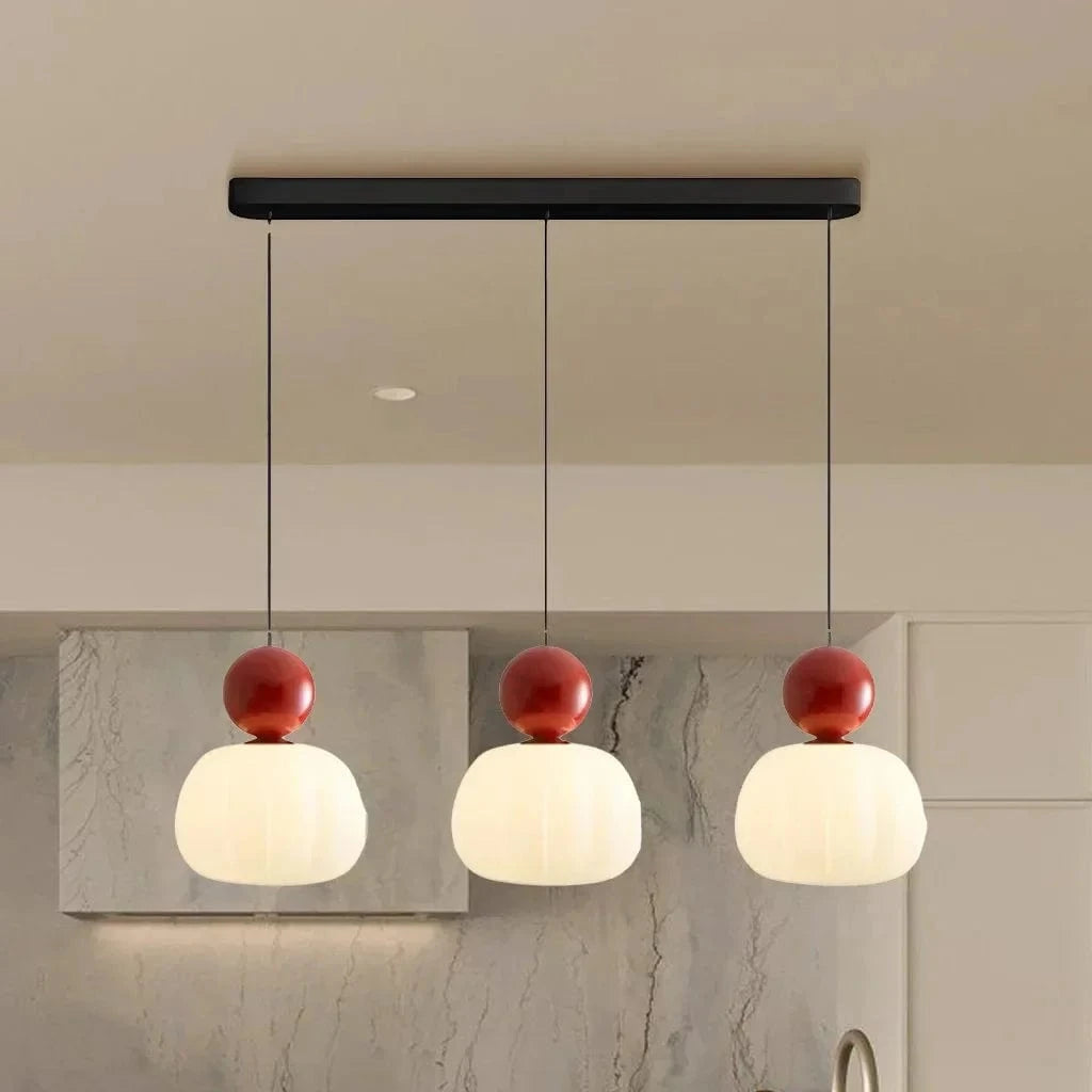 Modern Hanging Bedside Lamp for Interior Decor Red / 3 lights Norenza