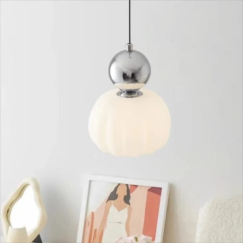 Modern Hanging Bedside Lamp for Interior Decor Silver / 1 light Norenza