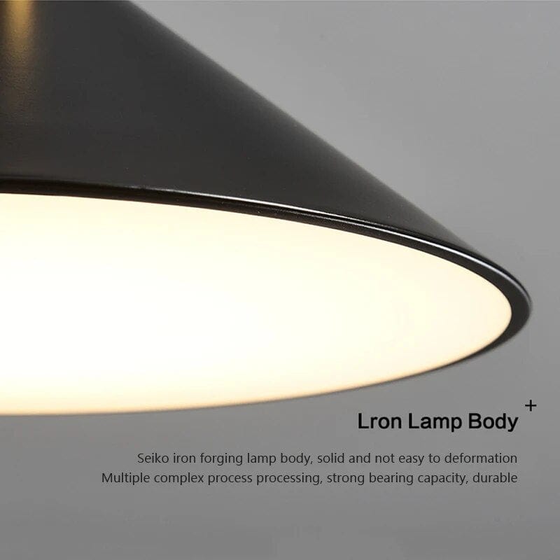 Modern Hanging Lamp with Iron Shade for Café and Bar Décor Norenza