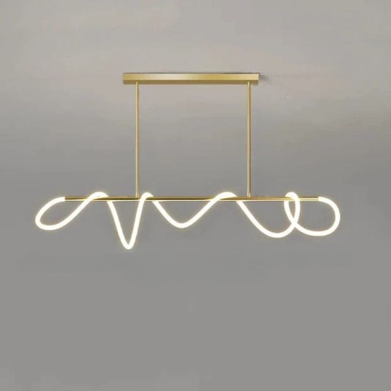 Modern Home Decor LED Hanging Lights for Living Room Chandeliers Gold / 43.3 in (110 cm) Norenza