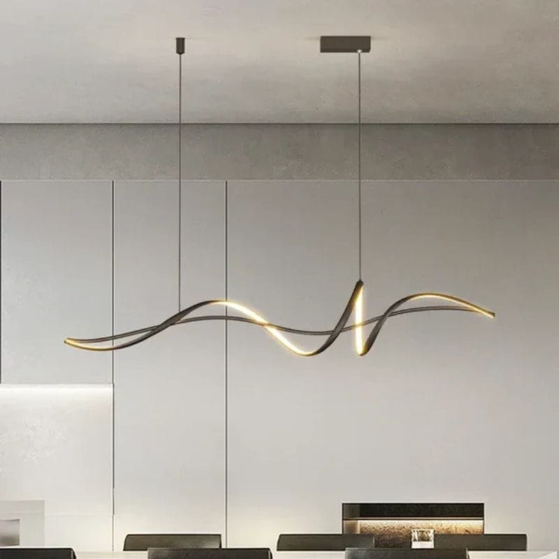 Modern LED Aluminum Chandelier for Dining Room - Simple Home Decor Norenza