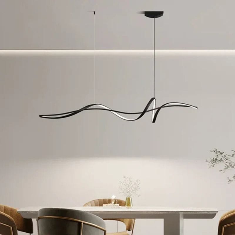 Modern LED Aluminum Chandelier for Dining Room - Simple Home Decor Norenza